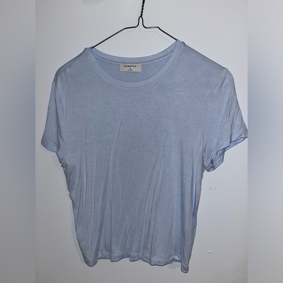 Aritzia - BABATON baby blue T-Shirt - Picture 3 of 4